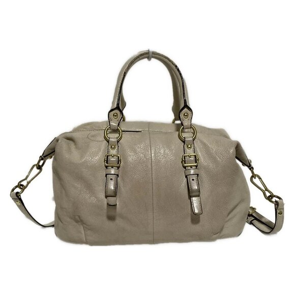 Auth COACH Madison Leather Juliette 21222 Cream Leather - Handbag - Picture 3 of 13